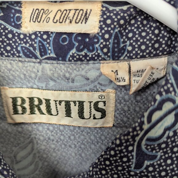 Vintage Brutus Pearl Snap Button Down, Medium - Picture 5 of 5